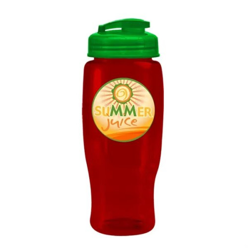 Garyline® Poly+ Recycled Bottle with Flip-Top Lid - 27 oz.