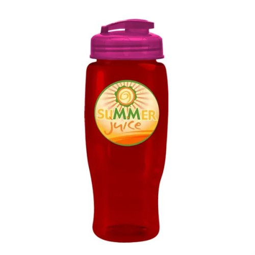 Garyline® Poly+ Recycled Bottle with Flip-Top Lid - 27 oz.