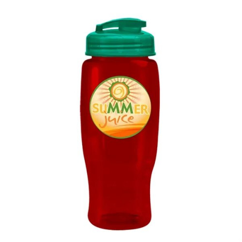 Garyline® Poly+ Recycled Bottle with Flip-Top Lid - 27 oz.