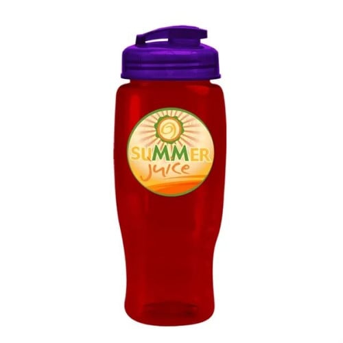 Garyline® Poly+ Recycled Bottle with Flip-Top Lid - 27 oz.