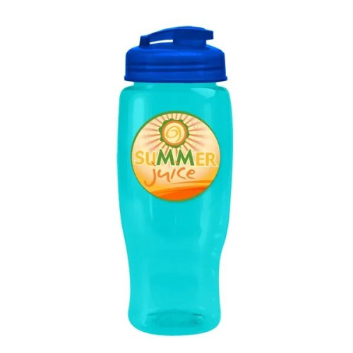 Garyline® Poly+ Recycled Bottle with Flip-Top Lid - 27 oz.
