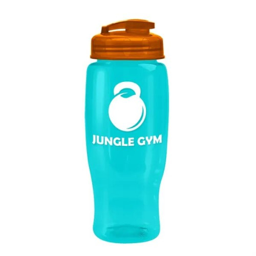 Garyline® Poly+ Recycled Bottle with Flip-Top Lid - 27 oz.