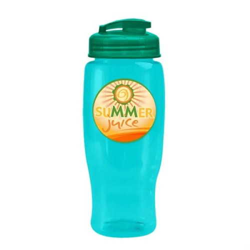 Garyline® Poly+ Recycled Bottle with Flip-Top Lid - 27 oz.