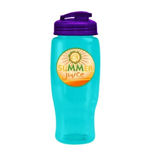 Garyline® Poly+ Recycled Bottle with Flip-Top Lid - 27 oz.