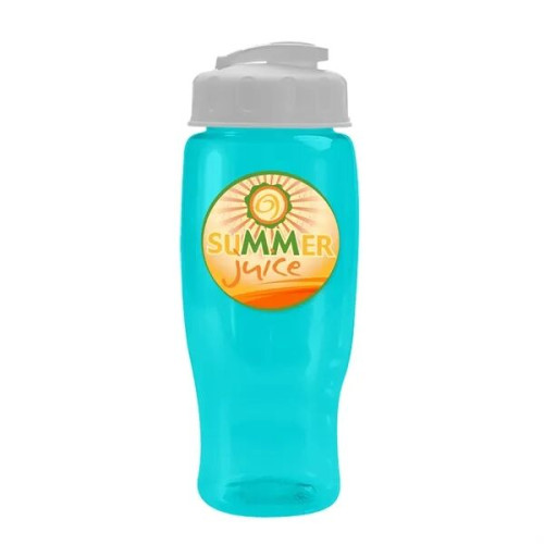 Garyline® Poly+ Recycled Bottle with Flip-Top Lid - 27 oz.