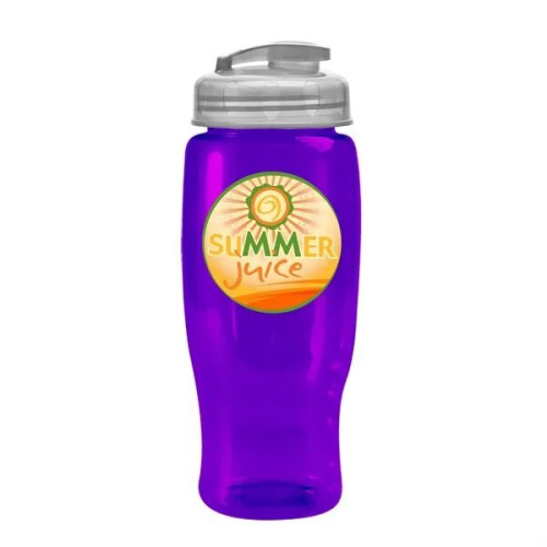 Garyline® Poly+ Recycled Bottle with Flip-Top Lid - 27 oz.