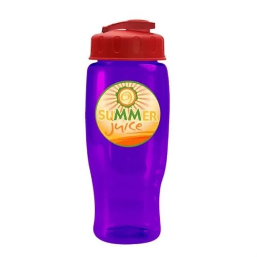 Garyline® Poly+ Recycled Bottle with Flip-Top Lid - 27 oz.