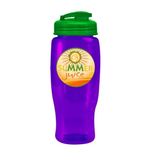 Garyline® Poly+ Recycled Bottle with Flip-Top Lid - 27 oz.
