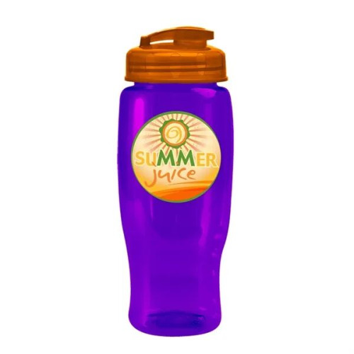 Garyline® Poly+ Recycled Bottle with Flip-Top Lid - 27 oz.