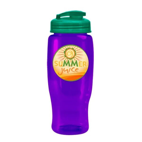 Garyline® Poly+ Recycled Bottle with Flip-Top Lid - 27 oz.