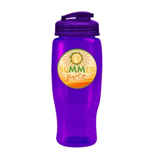 Garyline® Poly+ Recycled Bottle with Flip-Top Lid - 27 oz.