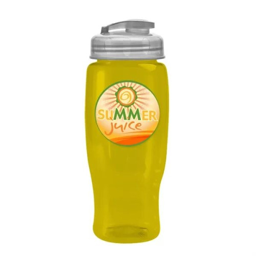 Garyline® Poly+ Recycled Bottle with Flip-Top Lid - 27 oz.