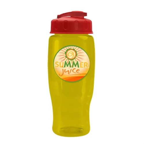 Garyline® Poly+ Recycled Bottle with Flip-Top Lid - 27 oz.