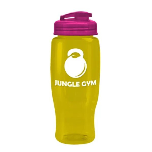 Garyline® Poly+ Recycled Bottle with Flip-Top Lid - 27 oz.