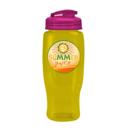 Garyline® Poly+ Recycled Bottle with Flip-Top Lid - 27 oz.