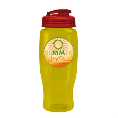 Garyline® Poly+ Recycled Bottle with Flip-Top Lid - 27 oz.