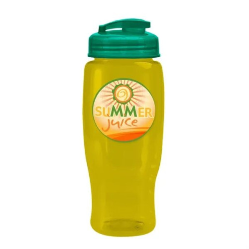 Garyline® Poly+ Recycled Bottle with Flip-Top Lid - 27 oz.