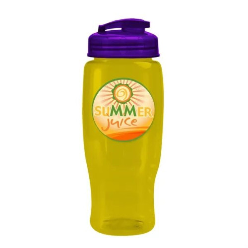 Garyline® Poly+ Recycled Bottle with Flip-Top Lid - 27 oz.