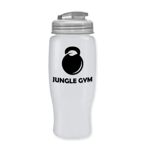 Garyline® Poly+ Recycled Bottle with Flip-Top Lid - 27 oz.