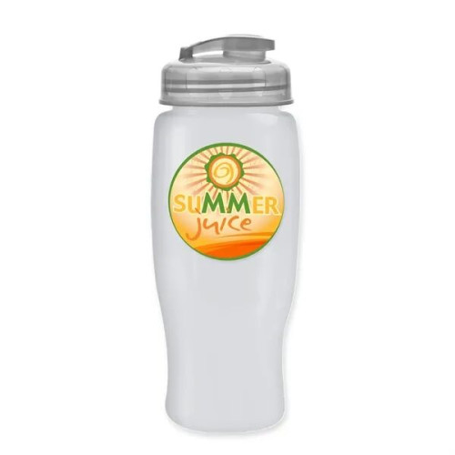 Garyline® Poly+ Recycled Bottle with Flip-Top Lid - 27 oz.