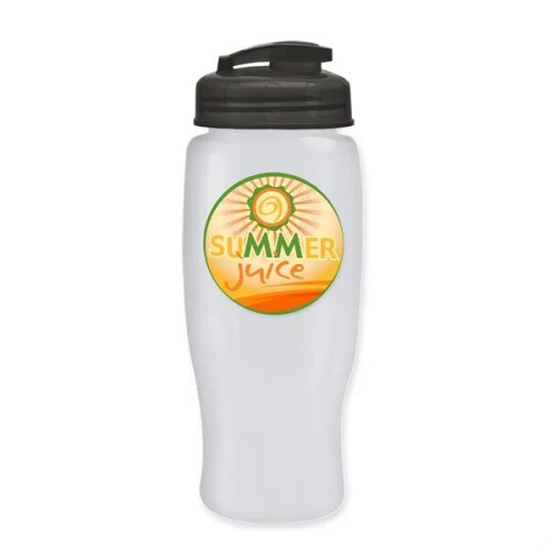 Garyline® Poly+ Recycled Bottle with Flip-Top Lid - 27 oz.