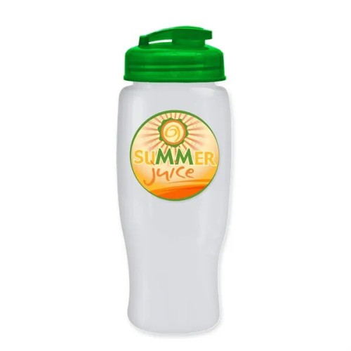 Garyline® Poly+ Recycled Bottle with Flip-Top Lid - 27 oz.