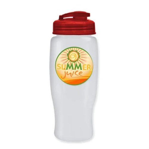 Garyline® Poly+ Recycled Bottle with Flip-Top Lid - 27 oz.