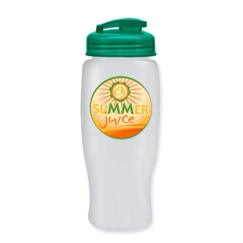Garyline® Poly+ Recycled Bottle with Flip-Top Lid - 27 oz.