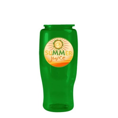 Garyline® Poly+ Recycled Bottle with Flip-Top Lid - 27 oz.