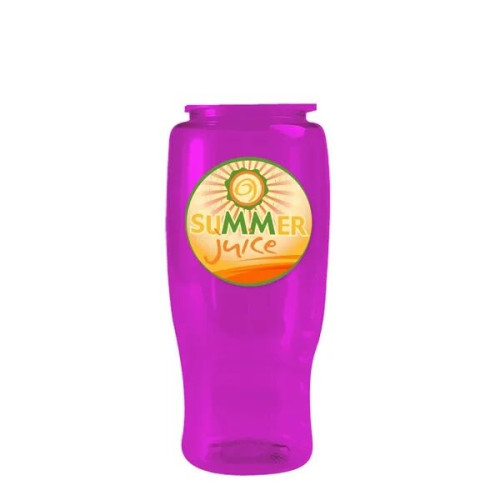 Garyline® Poly+ Recycled Bottle with Flip-Top Lid - 27 oz.