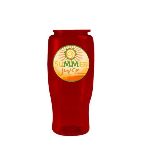 Garyline® Poly+ Recycled Bottle with Flip-Top Lid - 27 oz.