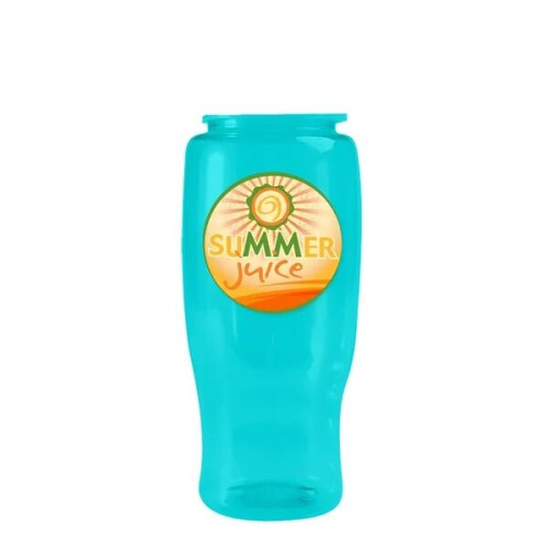 Garyline® Poly+ Recycled Bottle with Flip-Top Lid - 27 oz.