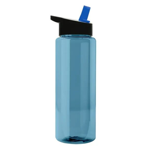 Garyline® Slim Fit RPET Bottle with Flip-Straw Lid - 32 oz.
