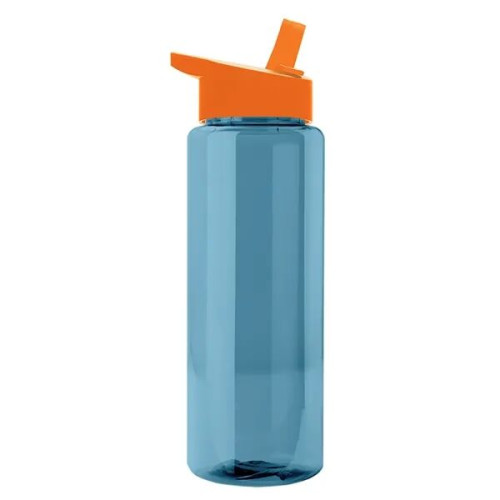 Garyline® Slim Fit RPET Bottle with Flip-Straw Lid - 32 oz.