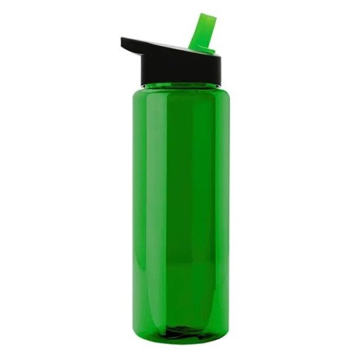 Garyline® Slim Fit RPET Bottle with Flip-Straw Lid - 32 oz.