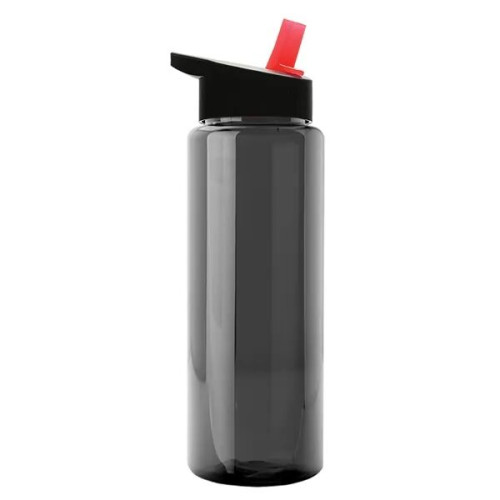 Garyline® Slim Fit RPET Bottle with Flip-Straw Lid - 32 oz.