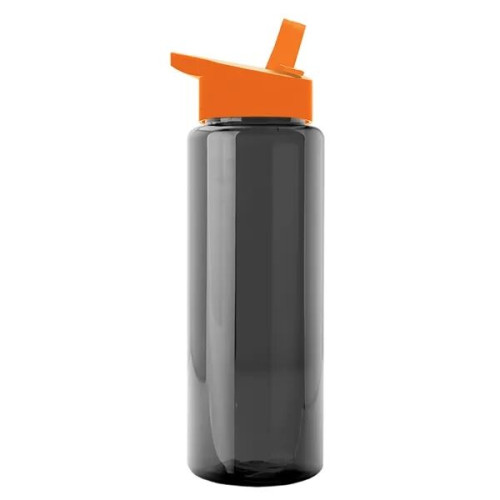 Garyline® Slim Fit RPET Bottle with Flip-Straw Lid - 32 oz.