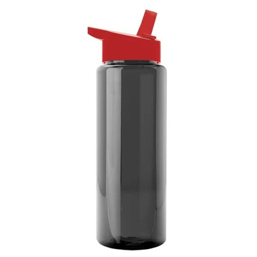Garyline® Slim Fit RPET Bottle with Flip-Straw Lid - 32 oz.