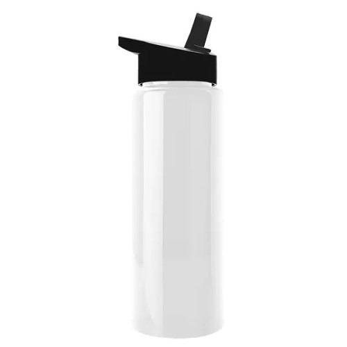 Garyline® Slim Fit RPET Bottle with Flip-Straw Lid - 32 oz.