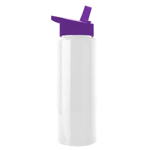 Garyline® Slim Fit RPET Bottle with Flip-Straw Lid - 32 oz.