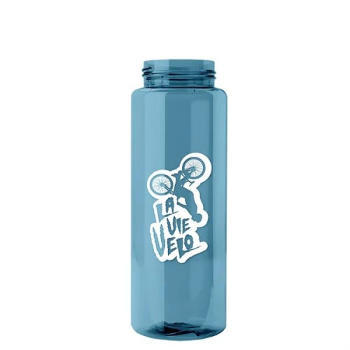 Garyline® Slim Fit RPET Bottle with Flip-Straw Lid - 32 oz.