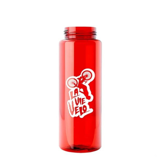 Garyline® Slim Fit RPET Bottle with Flip-Straw Lid - 32 oz.
