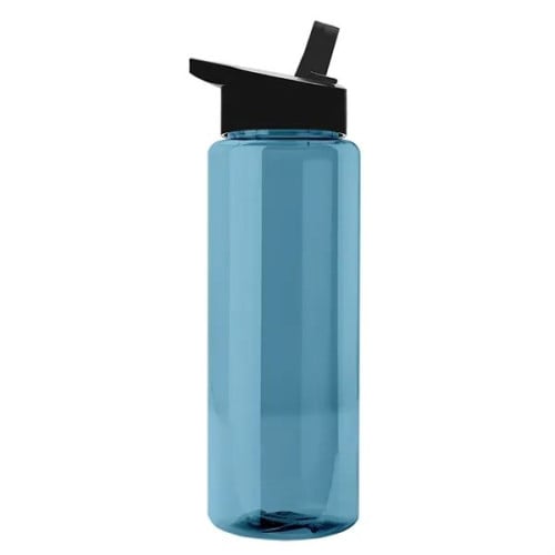 Garyline® Slim Fit RPET Bottle with Flip-Straw Lid - 32 oz.