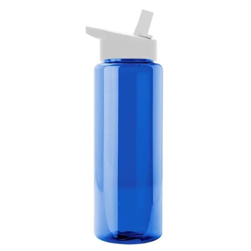 Garyline® Slim Fit RPET Bottle with Flip-Straw Lid - 32 oz.