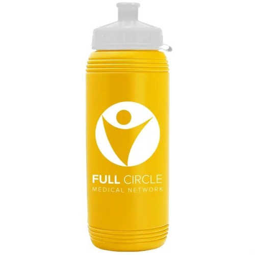 Garyline® Pint Sport Bottle with Tethered Push-Pull Lid -...