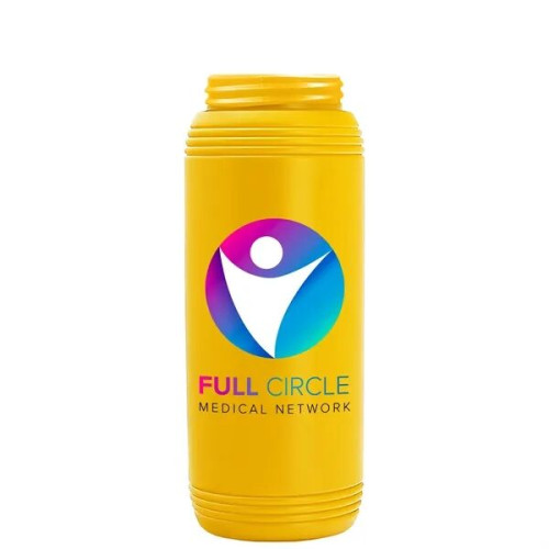 Garyline® Pint Sport Bottle with Tethered Push-Pull Lid -...