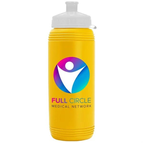 Garyline® Pint Sport Bottle with Tethered Push-Pull Lid -...