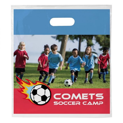 12W x 13 1/2H Digital Full-Color Die Cut Handle Bag