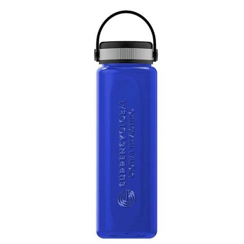 Garyline® Boss Embossed RPET Bottle with Grip Lid - 26 oz.