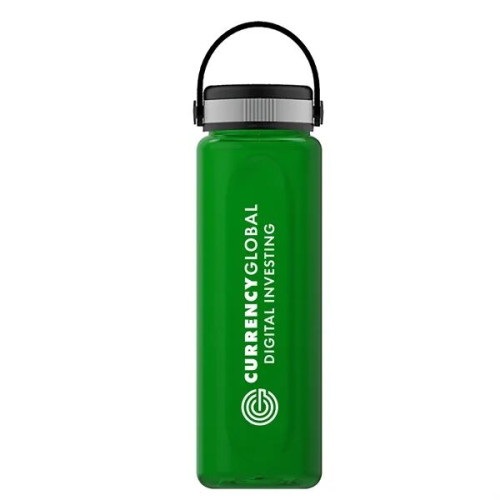 Garyline® Boss Embossed RPET Bottle with Grip Lid - 26 oz.